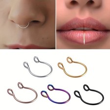 Faux septum UNISEXE anneau de