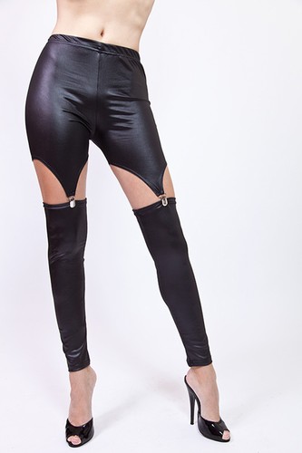 Leggings cuir look - leggings, /