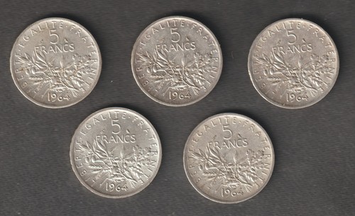 Pièces francs semeuse - pièces, de