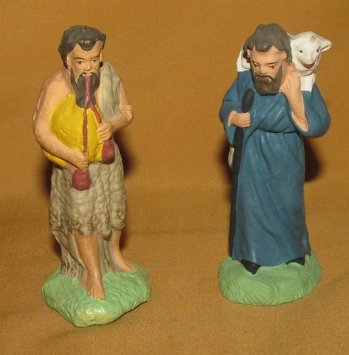 Santons crèche anciens lot - , de