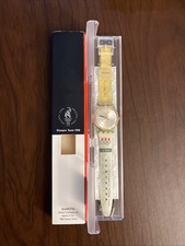 NEAR MINT Swatch Watch 1996 Olympics Atlanta Olympic Team Quartz Swiss No GZ150J