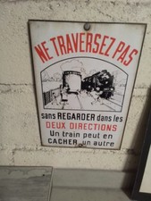 Ancienne plaque émaillée