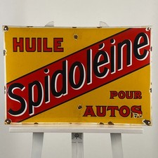 Plaque émaillée Spidoléine