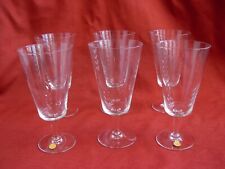SERIE DE6  VERRES A EAU EN