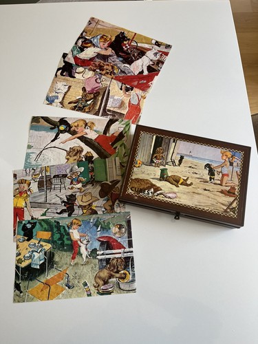 Boîte cubes ancien - boîte,