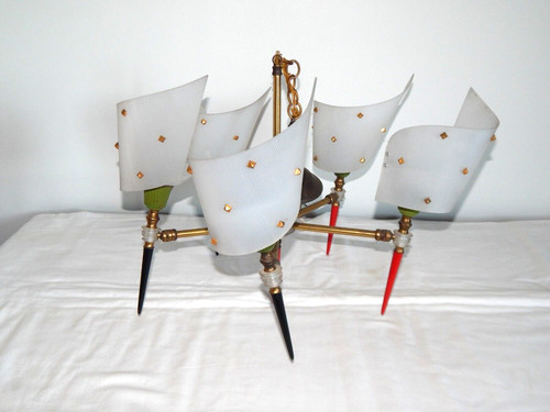 Ancien lustre plastique 5 - ancien,
