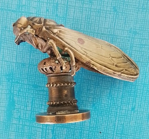 Ancien cigale bronze sceau - ancien,