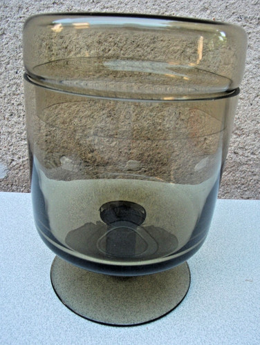 Pot bicuits verre fumé - à, en