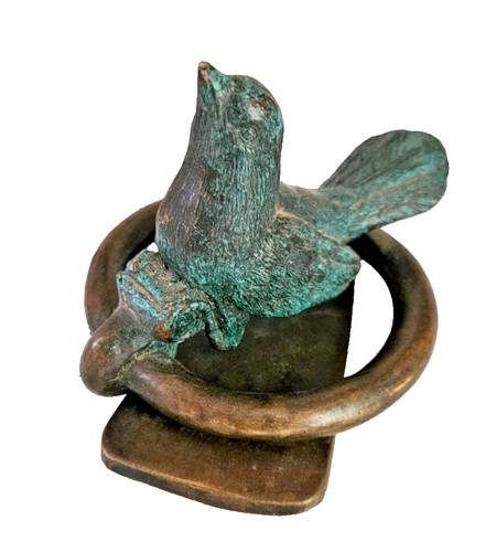 Heurtoir porte decor oiseau - porte,
