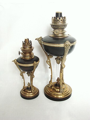 Lampe pétrole style - lampe, de