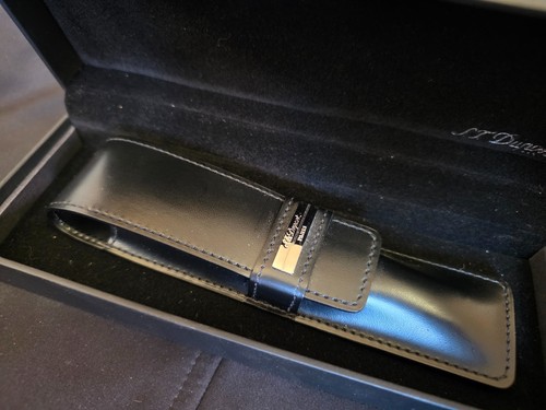 Etui cuir dupont noir - noir, pour