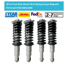 4X Front Rear Suspension Shock Absorbers w/Electric For Ferrari F430 2005-2009