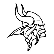 Sticker autocollant Viking