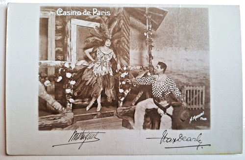 Cpa photo mistinguett - ,