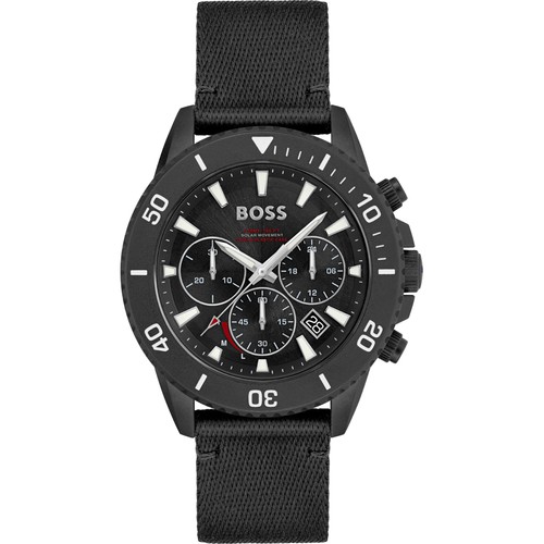 Boss montre noir chronographe - boss,