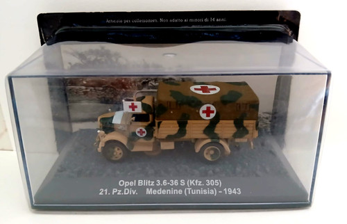 Véhicule zinc opel blitz - véhicule, en