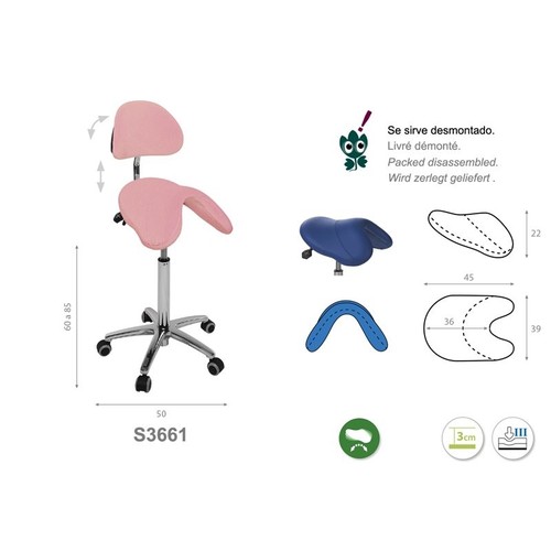 S3661 tabouret selle - de,