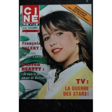 CINE REVUE 1982  n° 15  SOPHIE MARCEAU  François VALERY  Warren BEATTY  Natalie 