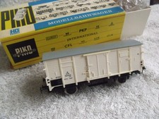 ref.318 - ho 1/87 - PIKO 5/6445-060 - COVERED FREIGHT WAGON "DSB" white