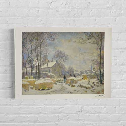 Claude monet effets hiver - claude,
