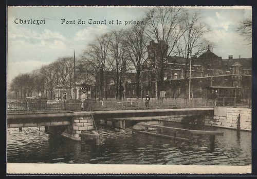 Cpa charleroi pont - pont, du