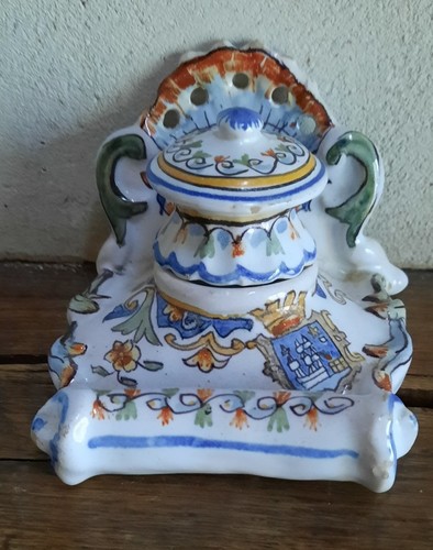 Encrier faience desvres - encrier,