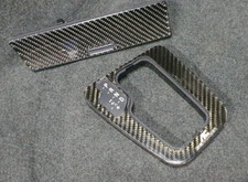 BMW E46 Ac Schnitzer shift panel + Carbon Fiber Cigarette Panel Trim Cover