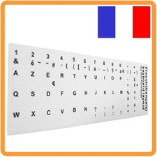 Stickers Autocollants AZERTY pour Touches de Clavier PC Portable TOSHIBA  Blanc