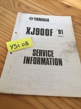 Yamaha XJ900F 1991 XJ900 F XJ 900 service information technique technical data