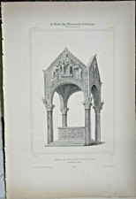 Lithographie Tribune du Maitre