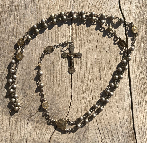 Chapelet ancien boules - ancien,