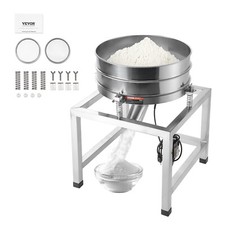VEVOR Tamiseur Vibrant Tamis à Farine Électrique Automatique à 40 et 100 Mailles