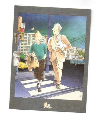 Carte postale tintin - carte, tintin.