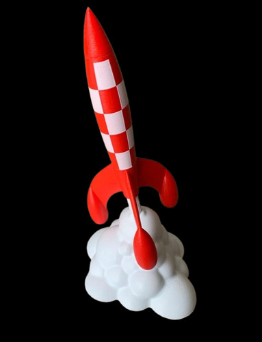 Fusée tintin objectif - fusée,