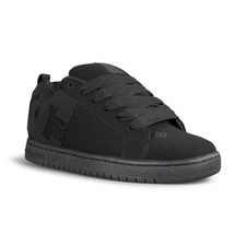 DC Court Graffik Chaussures De Skate - Noir/Noir/Noir
