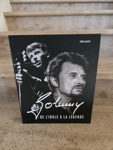 Livre coffret johnny - livre, hallyday