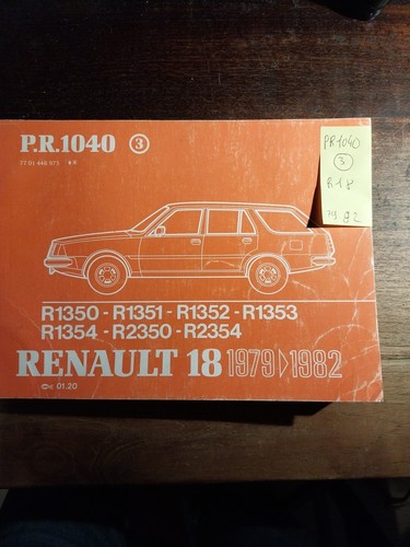 Renault catalogue pieces - 18,