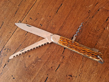 Large Bargeon hunting, saw + TB, pump, deer bone, 122/220mm
