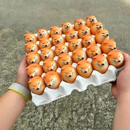 Pvc shiba inu egg stress - inu,