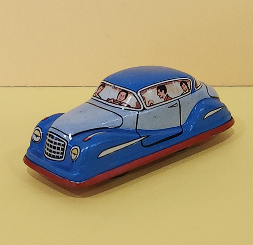 Voiture mecanique tole litho - voiture,