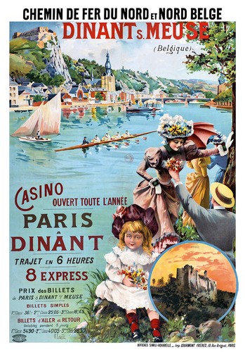 Affiche chemin fer - de,