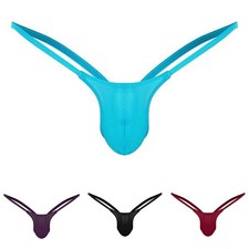 Slip homme taille basse string