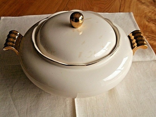 Vintage légumier soupière - légumier,