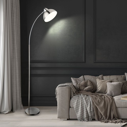 Lampe sur pied - lampe, chromée