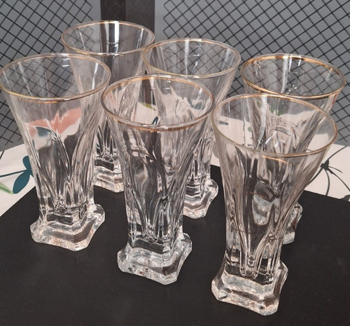 Lot anciens verres de - de,