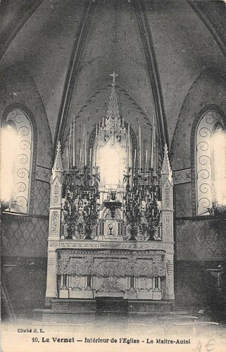 Cpa vernet interieur de - 63,