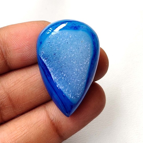 Agate onyx bleue géode - agate, d'onyx