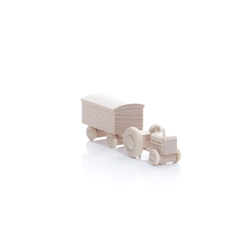 Jouet bois tracteur - jouet,