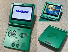 Nintendo Game Boy Advance GBA SP System IPS LCD Backlit Pokemon GREEN RAYQUAZA