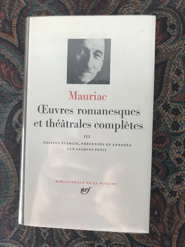 Pléiade mauriac oeuvres - ,